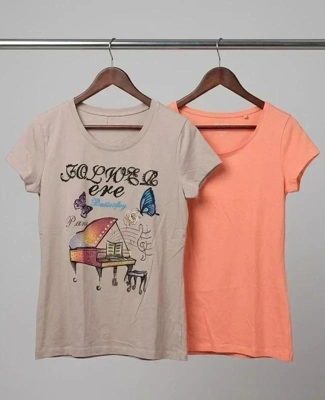 Pack Duo 🧵 Camisetas Talla L - Algodón y Elastano -